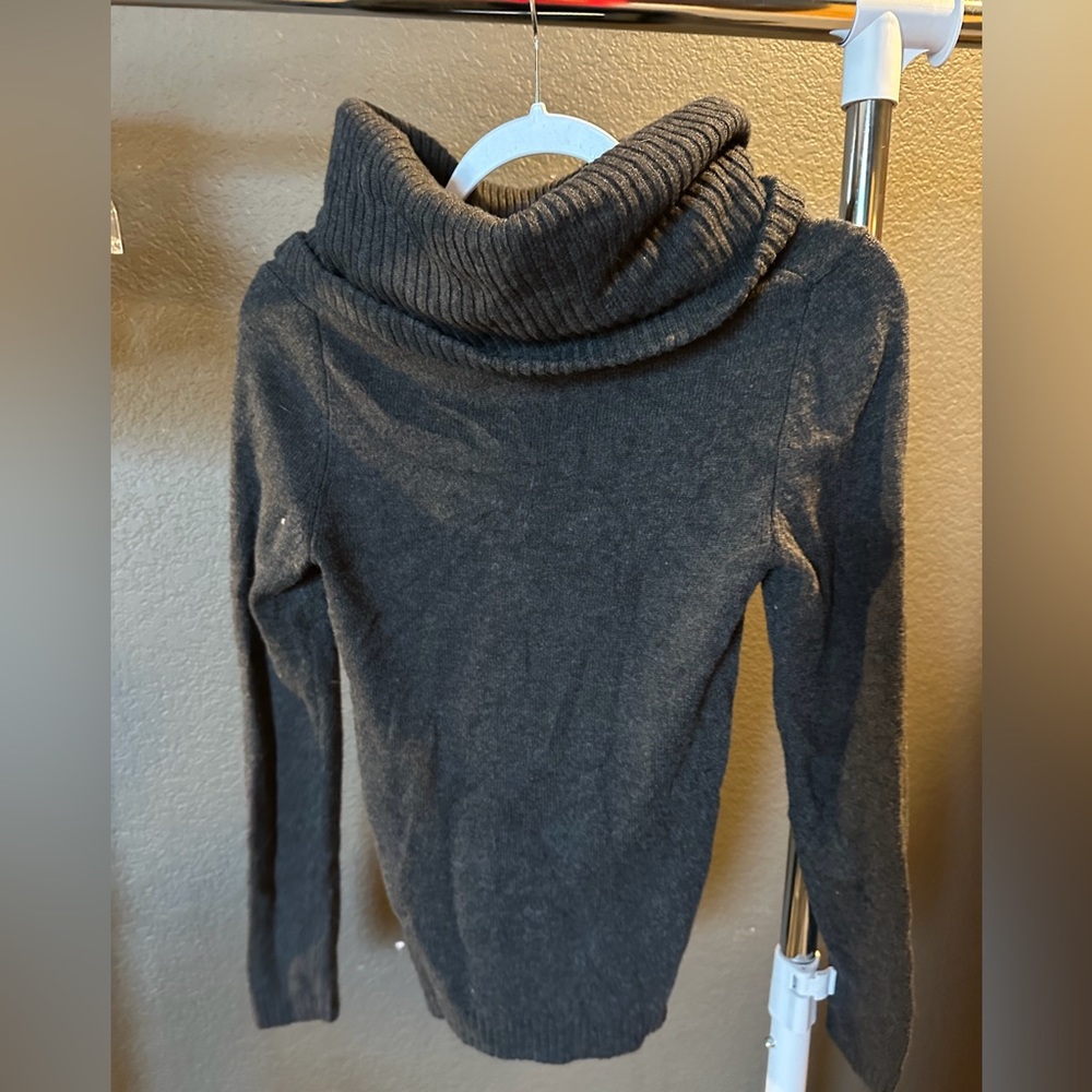 GAP Charcoal Cowl Neck Sweater